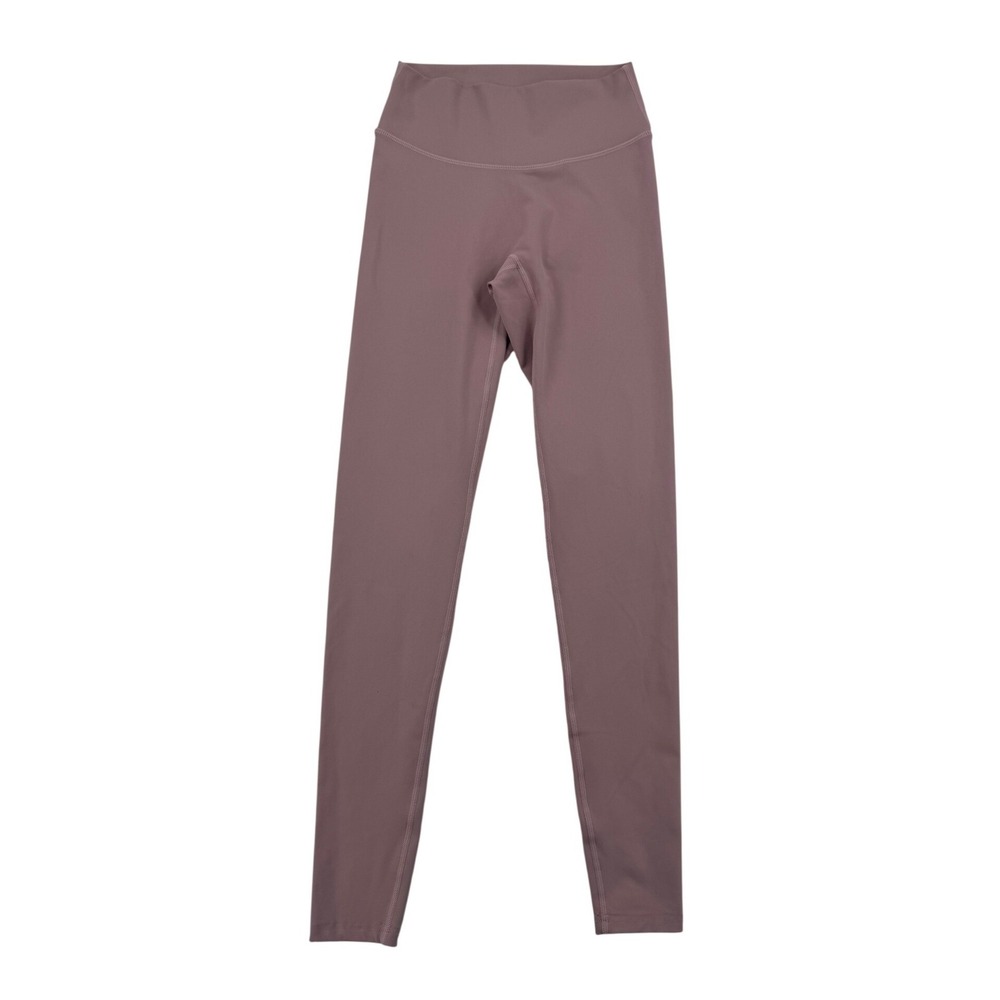 YoungLA Performance Leggings Women Small Mauve Pink Good High Waisted V-Back